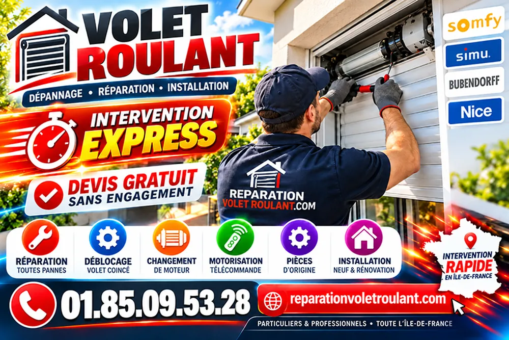Réparation Volet Roulant Paris 7e
